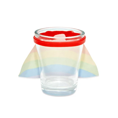 Caped Rainbow Pride Shot Glass - 1.5 oz.