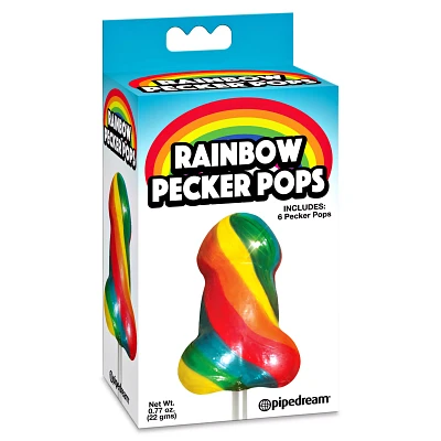 Rainbow Lollipop Penis Candy