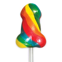 Rainbow Lollipop Penis Candy