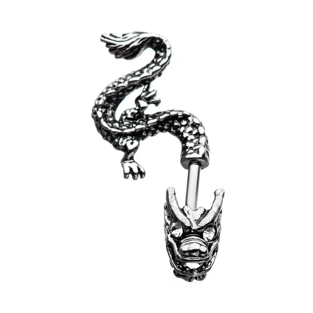 Chinese Dragon Barbell - 14 Gauge