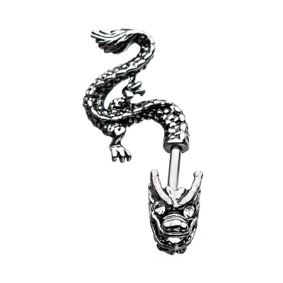 Chinese Dragon Barbell - 14 Gauge