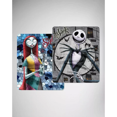 Jack Skellington and Sally Double Sided Fleece Blanket - The Nightmare Before Christmas