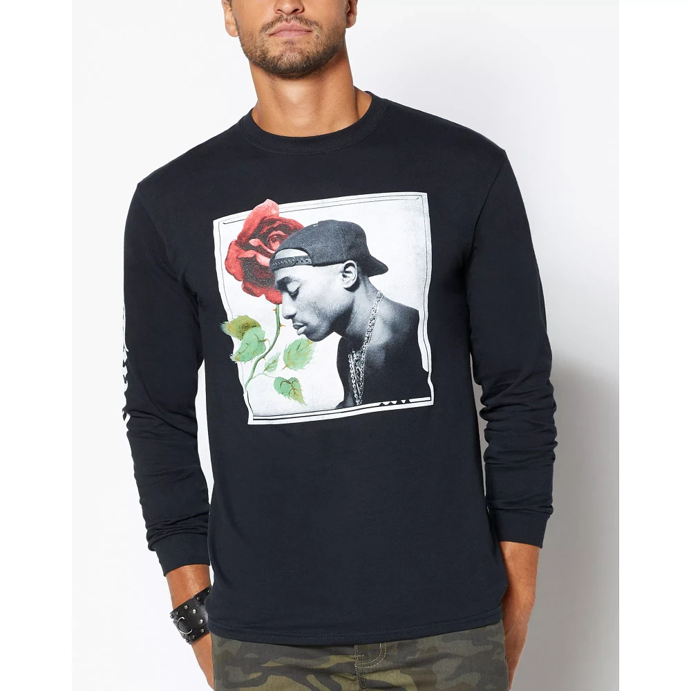 Rose Tupac T Shirt
