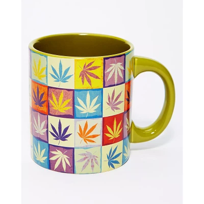Multi-Colored Leaf Coffee Mug - 20 oz.