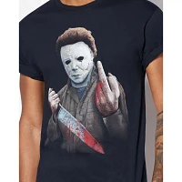 Middle Finger Michael Myers T Shirt - Halloween