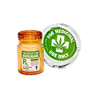 Prescription Marijuana Stash Jar and Ashtray Set