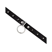 Ring Spiked Choker Necklace