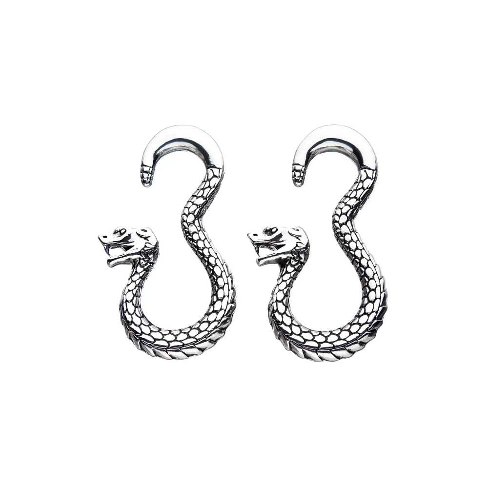 Snake Spiral Ear Tapers
