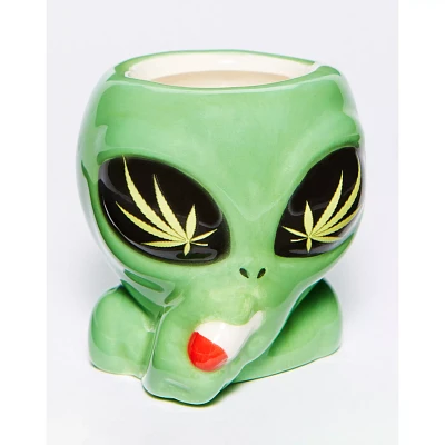 Smoking Alien Shot Glass - 2 oz.