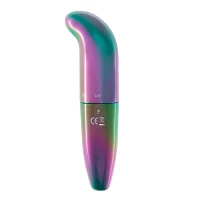 Glimmer Glam Iridescent G-Spot Vibrator 5 Inch - Sexology