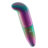 Glimmer Glam Iridescent G-Spot Vibrator 5 Inch - Sexology