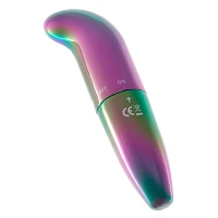 Glimmer Glam Iridescent G-Spot Vibrator 5 Inch - Sexology