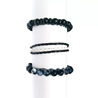 Beaded and Woven Bracelets - 3 Pack