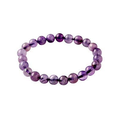 Purple Stone Beaded Bracelet