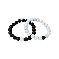 Black & White Distance Bracelets