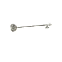 Heart & Key Industrial Barbell - 14 Gauge