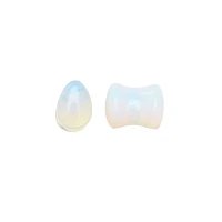 Opalite Teardrop Stone Plugs