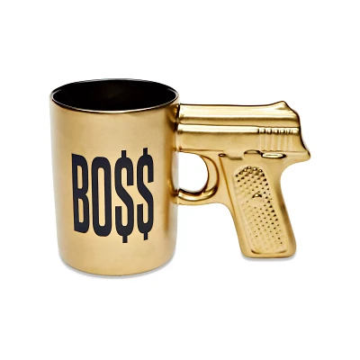 Goldtone Gun Boss Coffee Mug - 18 oz.