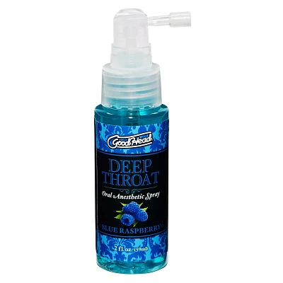 Numbing Blue Raspberry Deep Throat Spray - 2 oz.