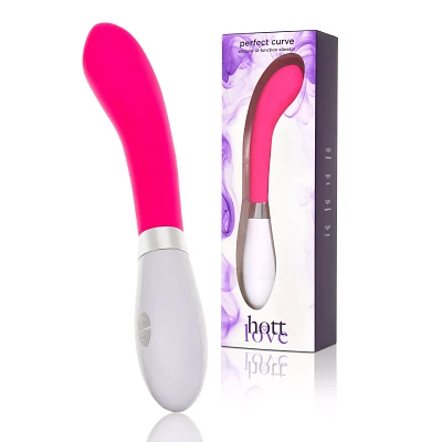 Perfect Curve Pink Multi Speed G-Spot Vibrator 7 Inch - Hott Love