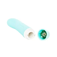 Soft Curves Multi-Function Waterproof G-Spot Vibrator 5 Inch Turquoise - Hott Love