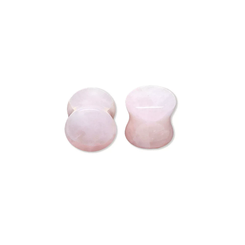 Rose Quartz Plugs