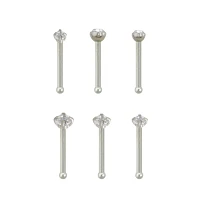 CZ Stud Nose Rings