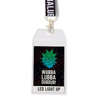 LED Light-Up Wubba Lubba Dub Dub Lanyard - Rick and Morty