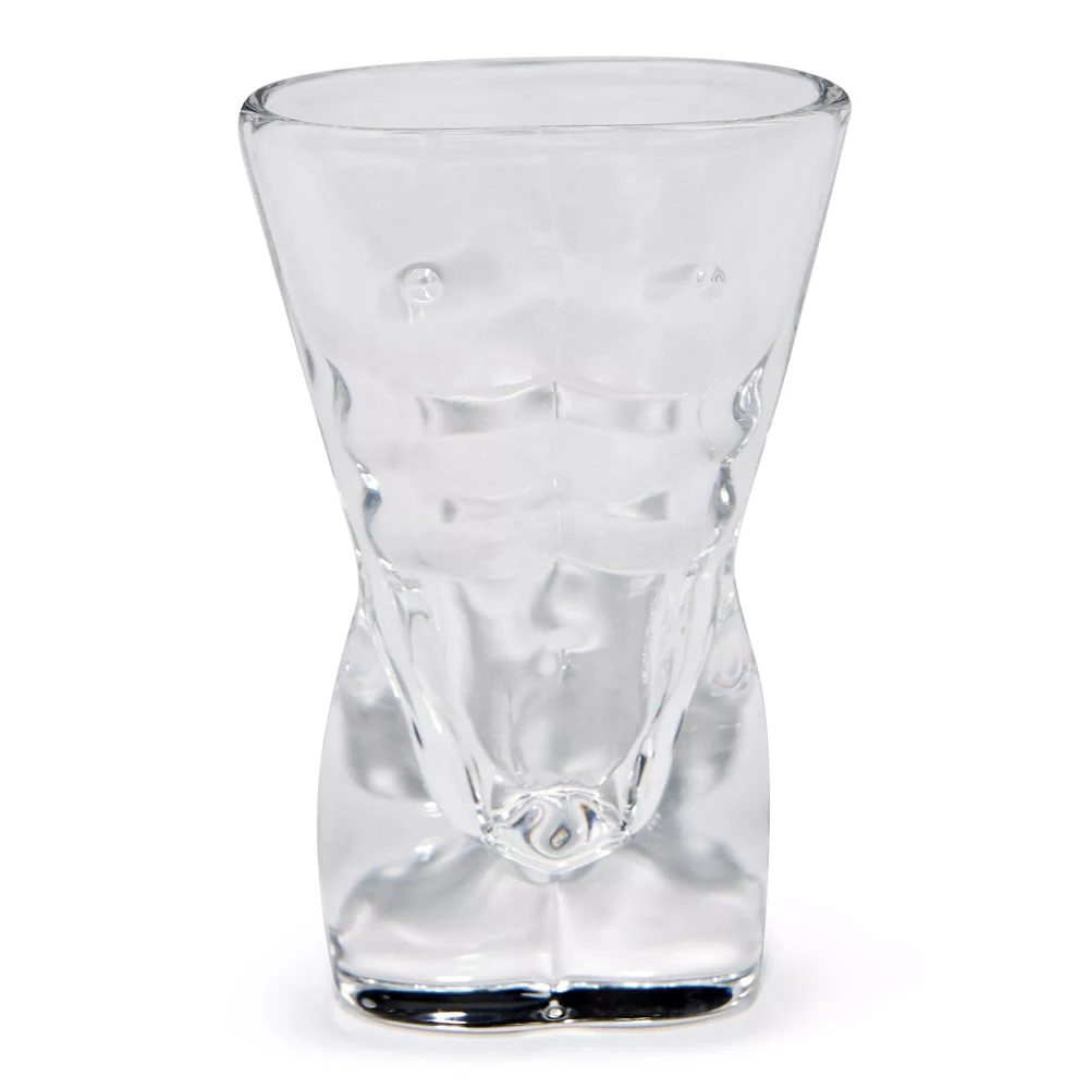 Male Body Shot Glass - 1 oz.