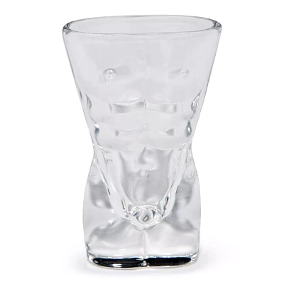Male Body Shot Glass - 1 oz.