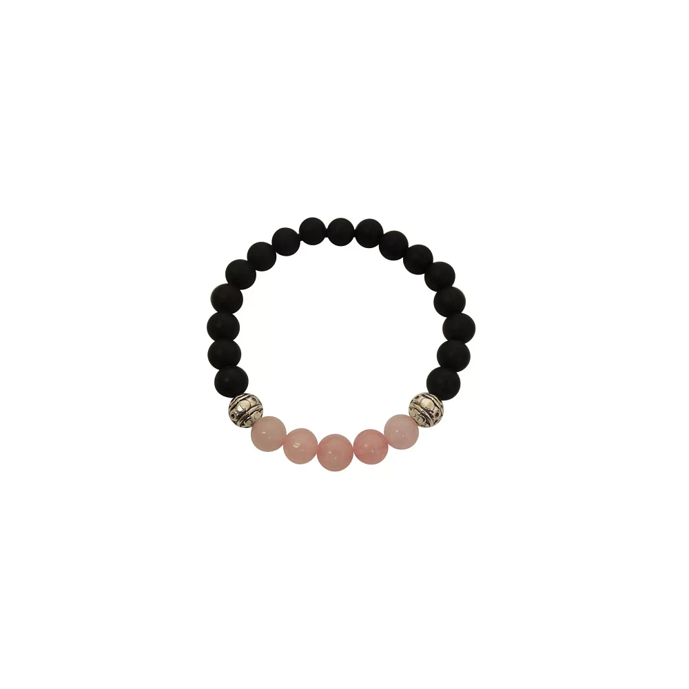 Rose Quartz Beaded Bracelet
