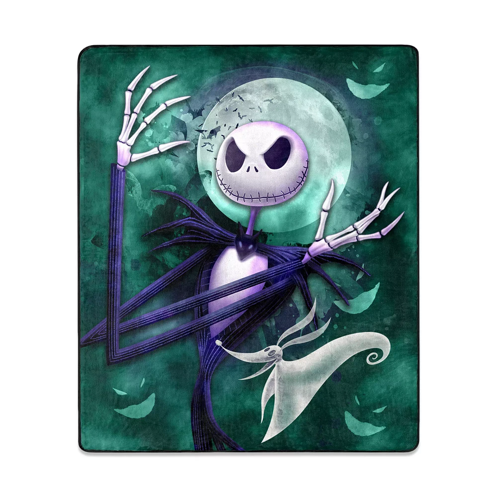 Jack Skellington Reversible Fleece Blanket - The Nightmare Before Christmas