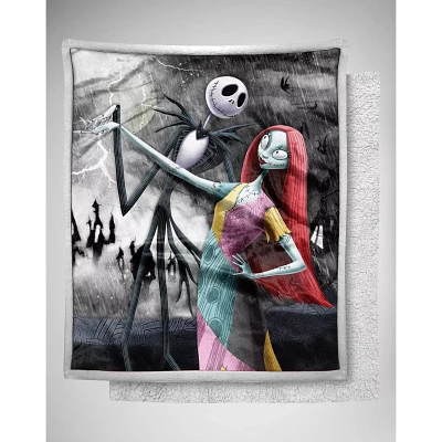 Always Together Sherpa Fleece Blanket - The Nightmare Before Christmas