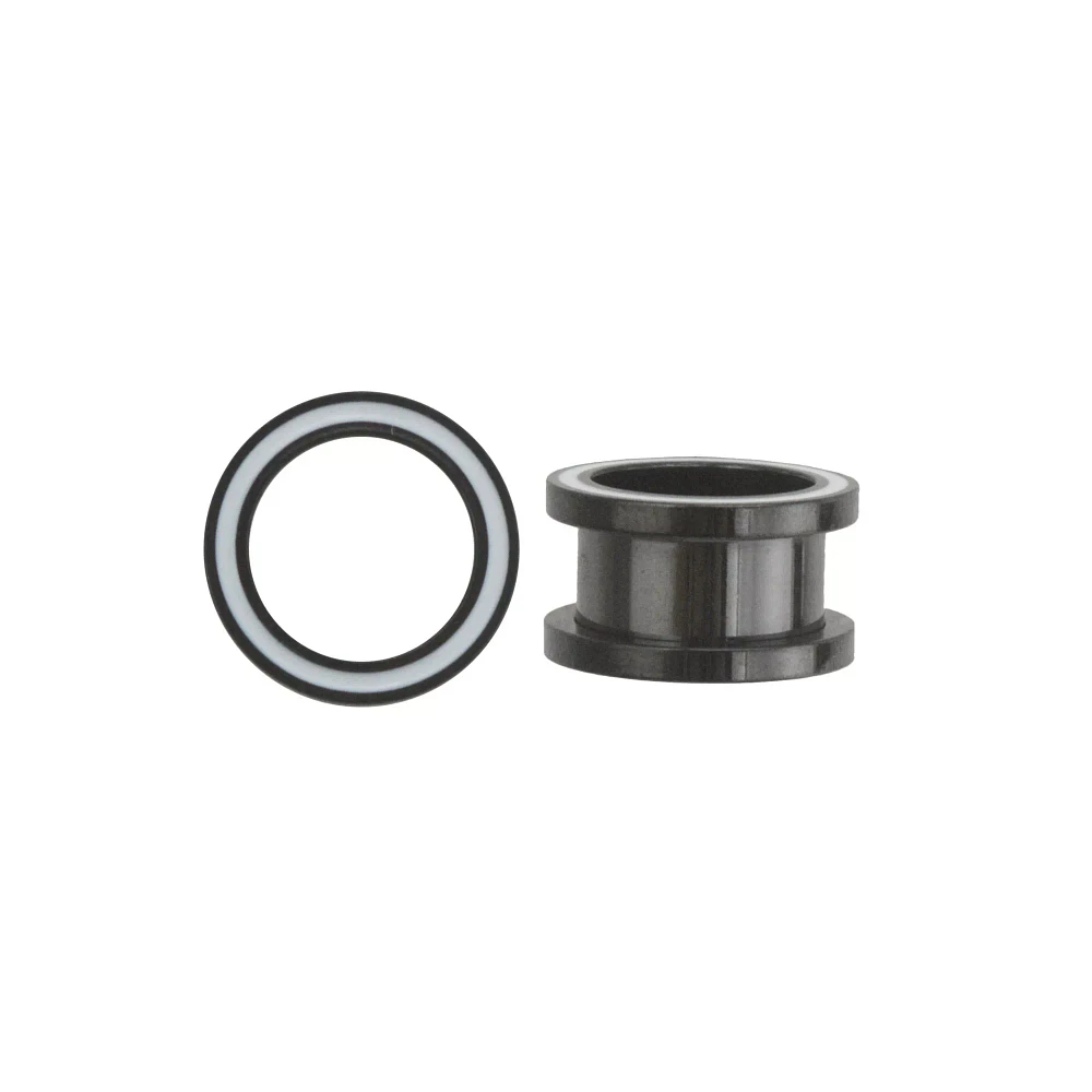 Black and White Tunnel Plugs