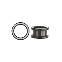 Black and White Tunnel Plugs