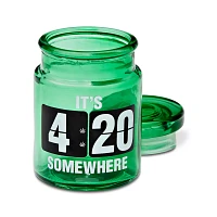420 Somewhere Stash Jar and Ashtray - 6 oz.