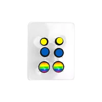 Multi-Pack Pride Rainbow Plugs