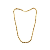 Goldtone Rope Chain Necklace