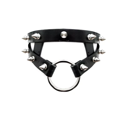 Spiked Double Choker Necklace