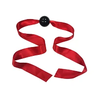 Red Satin Ball Gag - Pleasure Bound