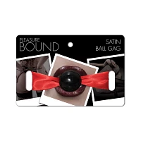 Red Satin Ball Gag - Pleasure Bound