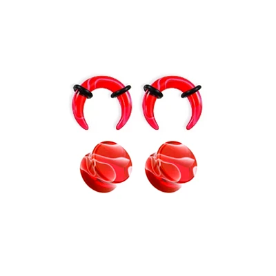 Multi-Pack Red Plugs and Pinchers - 2 Pair