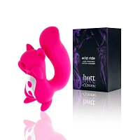 Wild Ride Pink 5 Function Rechargeable Waterproof Suction Massager 4.2 Inch - Hott Love Extreme