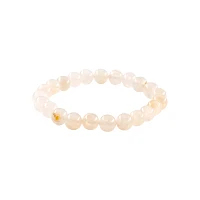 Semi-Precious Clear Quartz Bracelet