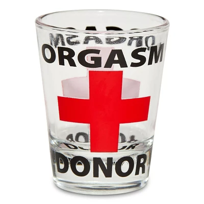 Orgasm Donor Shot Glass - 2 oz.