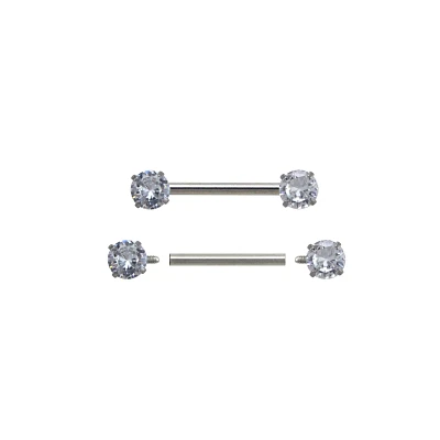 CZ Nipple Barbells