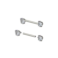 CZ Nipple Barbells