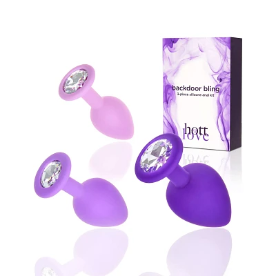 Backdoor Bling Butt Plug Set - Hott Love