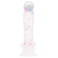 Party Hard Suction Cup Confetti Dildo - Hott Love Extreme