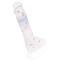 Party Hard Suction Cup Confetti Dildo - Hott Love Extreme